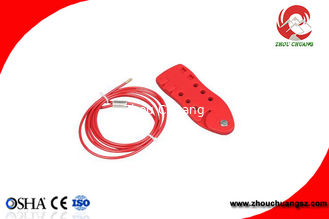 China Economic Adjustable Stainless Steel Cable Security Lockout PC Body supplier