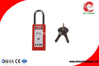 China Long Body Safety Padlock  Corrosion-resistant lockout tagout  non-conductive PA body supplier