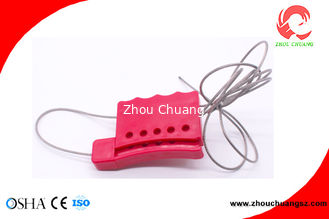 China Cable Wire Manufacturers Retractable Adjustable Stainless Steel Cable Lockout locks supplier