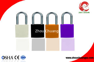 China Safety Padlocks for Lockout Tagout , Anodized Solid Aluminum Padlocks with CE certification supplier
