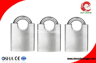 China Half  Armored Shackle Stainless Steel Padlock 40mm Width Use for Indust or Warehouse supplier