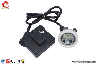 China High Brightness Anti-explosive Coal Mining Headlamp Cable Length 1.6 meters 6.6Ah rechargeable Li-ion battery supplier