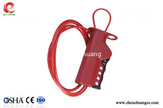 China All Purpose Cable Lockout device with 5 MM plastic-coated Steel cable supplier