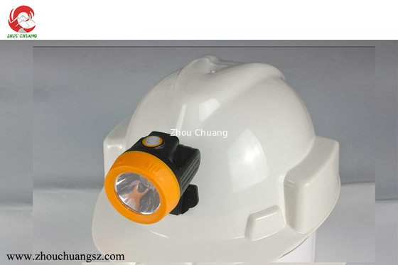 LED safety cap lamp light weight and portable 10000lux 3.7V 15 hrs working time supplier