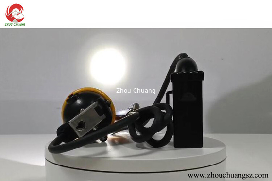 KL5LM Corded Miner Cap Lamp with low power warning 10000lux 6.6Ah 16 hrs working time supplier