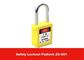 38mm Steel Shackle ABS Safety Lockout Padlocks with English Danger Warning supplier