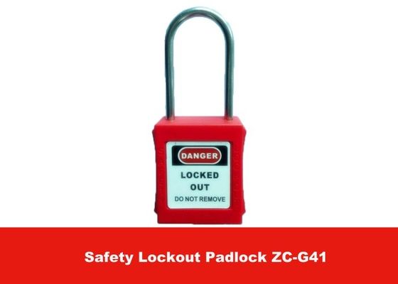 4mm Thin Stainless Steel Keyed Differ Safety Lockout Padlocks for Industrial supplier