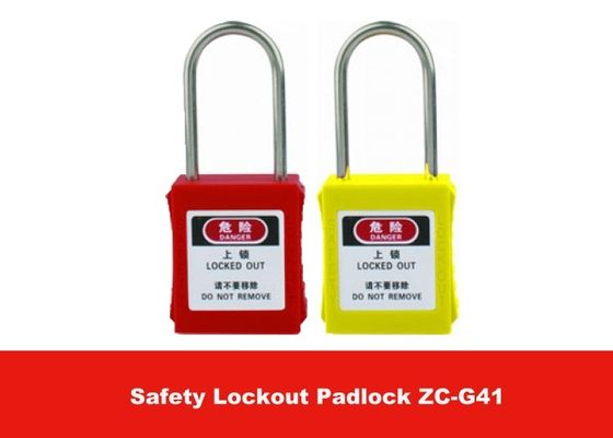 4mm Thin Stainless Steel Keyed Differ Safety Lockout Padlocks for Industrial supplier