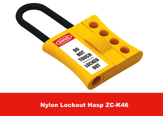 6mm Diameter Lock Shackle 33g Safety Lock Out , Nylon Lockout Hasp supplier