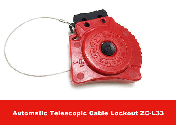 200g Easy to Use Automatic Telescopic Safety Cable Lockout for Securing Valves supplier