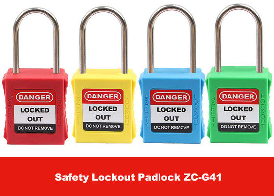 4mm Thin Stainless Steel Keyed Differ Safety Lockout Padlocks for Industrial supplier