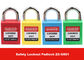 25mm Short Steel Master Key Safety Lockout Tagout with English PVC Luminous Tag supplier