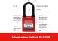 38mm Nylon Dustproof ABS Lock Body Safety Lockout Padlocks with Customized Language supplier