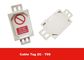 81.74MM Height Cable Tag Suitable For PAT Testing And Safety Belt Detecting supplier