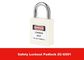 25mm Short Steel Master Key Safety Lockout Tagout with English PVC Luminous Tag supplier