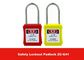 4mm Thin Stainless Steel Keyed Differ Safety Lockout Padlocks for Industrial supplier