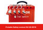 1358G Steel Red Portable Safety Lockout Kit with 12 pcs Padlocks supplier