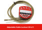 6mm Thickness 1.8m Cable Length Stainless Steel Adjustable Cable Lockout supplier