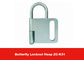 Hardened Steel Rust Proof Coating Butterfly Safety Lockout Hasp supplier