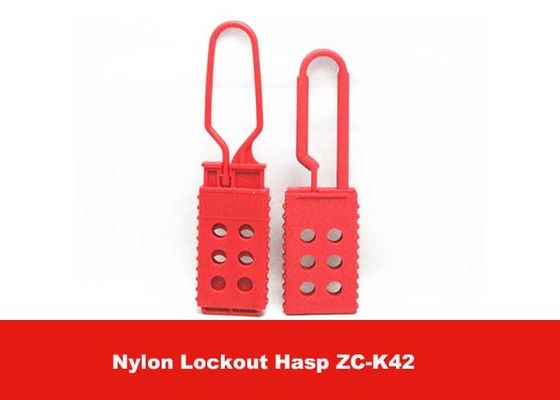 6mm Shackle Diameter PP Nylon Lockout Hasp Suitable for Explosion Proof Environment supplier