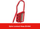 Newest Designed Small Nylon Security Locko Out Hasp , 3 pcs Padlocks Available supplier