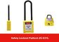76mm Long Nylon Plastic Lock Body  Corrosion Resistance Safety Lockout Padlocks supplier