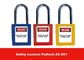38mm Steel Shackle ABS Safety Lockout Padlocks with English Danger Warning supplier