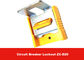 Safety Electronic Plastic Body Circuit Breaker Lockout with 3M Adhesive supplier