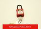 Alike  Master Key system 38mm Nylon Shackle Padlock  with ABS Body brass cylinder supplier