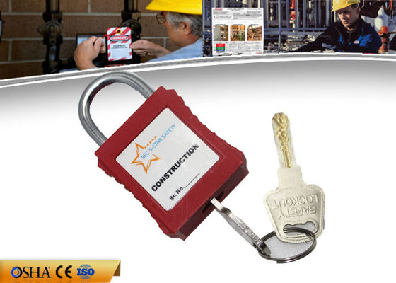 ABS Xenoy Safety Lockout Padlocks 20 Mm Mini Steel Shackle With Masterkey supplier