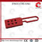 Safety Non-Conductive Insulation Six Holes Nylon Plastic Electrical Lockout Hasp supplier