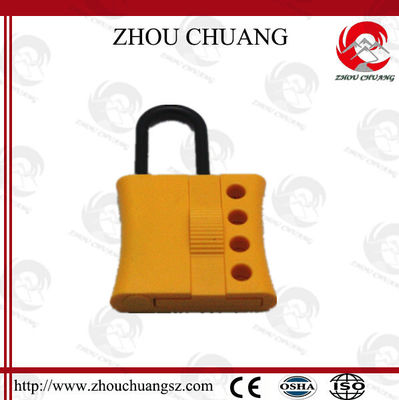 6mm Shackle Diameter K46 OEM Hasp Lock  Nylon Safety Lockout Safety Hasp supplier