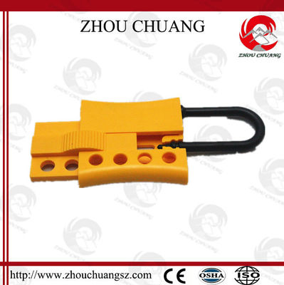 6mm Shackle Diameter K46 OEM Hasp Lock  Nylon Safety Lockout Safety Hasp supplier