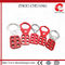 Loto Equipments, Safety Steel Vinyl Coated Lockout Hasp Without Hook supplier