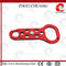 Universal red Scissor Action Double-End Lockout Hasp with hardened steel supplier