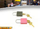 Plastic Cover Aluminimum Alloy Colour Plated Padlock with stainless shackle supplier