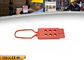 Red Non-Conductive Hot Nylon Loto Hasp on Sale Insulation Safety Lockout Hasp supplier