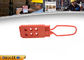 Red Non-Conductive Hot Nylon Loto Hasp on Sale Insulation Safety Lockout Hasp supplier