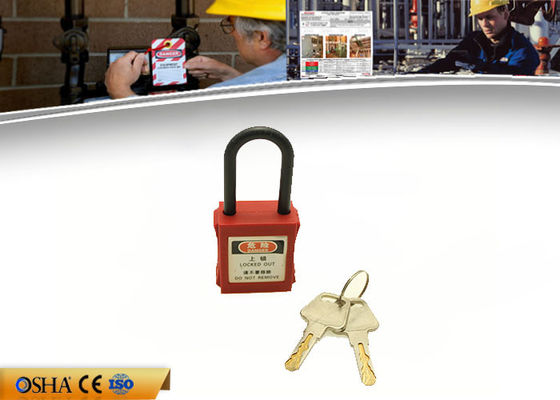 Osha 38mm Nylon Non - Conductive PA Bady Safety Lockout Padlocks supplier