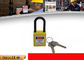38mm Nylon Insulation Shackle Safety Lockout Padlocks Keyed Alike Master Key supplier