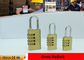 Brass Bady Four Wheel Combination Lock Safety Lockout Padlocks supplier