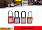 Osha 38mm Nylon Non - Conductive PA Body Safety Lockout Padlocks with PVC Tag supplier