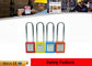 Xenoy Four Color Coded Master Keyed with Permanent Back Label Safety Lockout Padlocks supplier