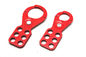 Red Steel Economic Safety Lockout Hasp with 6 pcs Blue Padlocks supplier