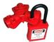 Gas Industrial Pneumatic Quick Disconnect Lockout with 6mm Shackle Padlock supplier