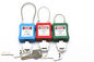 3mm Stainless Steel Cable Shackle PA Body Safety Lockout Padlocks supplier