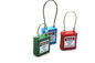 2 Mm Stainless Steel Cable Safety Lockout Padlocks With Color Body supplier
