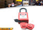 Master Key System 38mm Long ABS Body  Nylon Shackle Padlock with PVC tag supplier