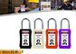 75mm Long Body Colorful ABS Safety Steel Shackle Lockout Padlocks with Keyed Alike supplier