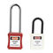 Long  Body Colorful Customized Tagout  Safety Lockout Padlocks with Keyed Alike supplier